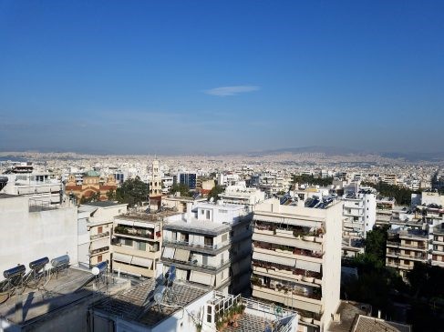 View From Airbnb Athens Greece
