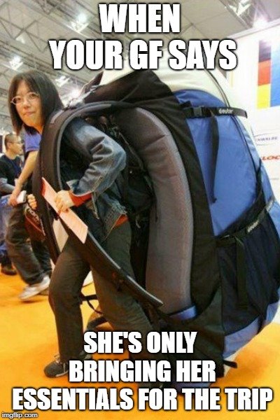 Girlfriend Travel Memes